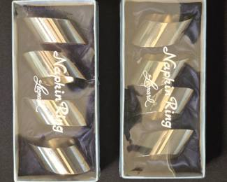 Leonard Silver plated Napkin Rings