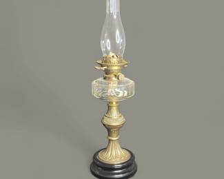James Hinks Antique Oil Lamp