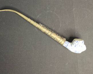 Vintage Porcelain Monkey Pipe