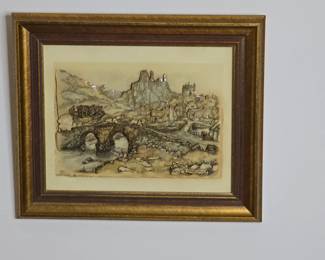Anton Pieck 3D Art Framed