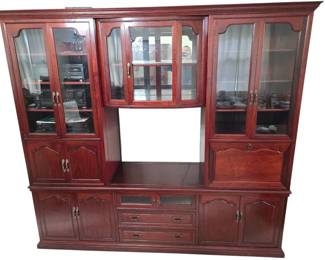 Asian Rosewood TV Cabinet/Entertainment Center