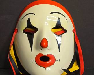 Vintage Japanese Porcelain Mask