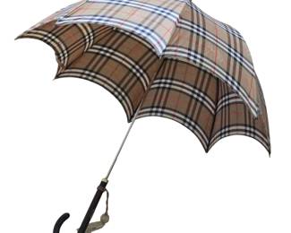 Burberry Umbrella Wood Nova Check