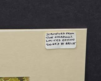 "Stamford from the Meadows", Limited edition and signed by the artist