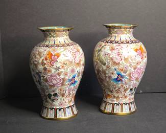 Chinese Cloisonne Vases