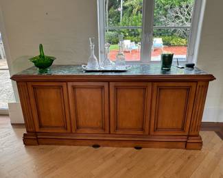 Perfectly repurposed buffet/server/sideboard with lots of storage space.