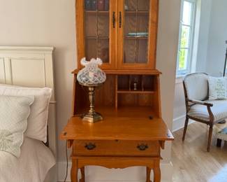 Perfectly sized secretary desk. 