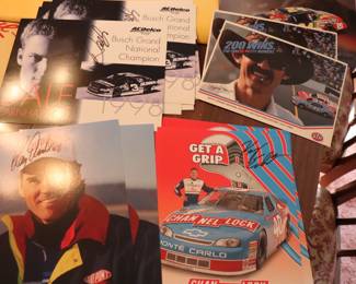 Autographed Nascar Photos 