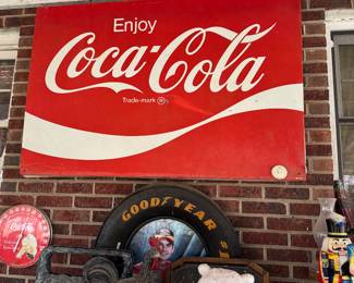 Vintage Metal Coca-Cola Sign