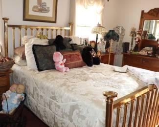 Vintage Brass Bed