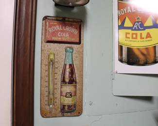 Vintage Royal Crown Cola Thermometer RC Cola