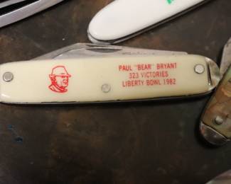 Paul “Bear” Bryant pocketknive