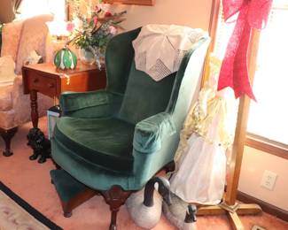 Lane Vintage Wingback Chair 