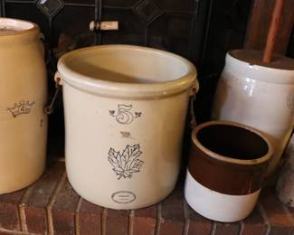 Vintage WESTERN STONEWARE COMPANY #5 Gallon Crock