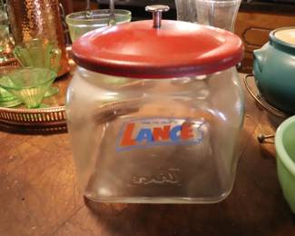 Vintage Lance Counter Jar 