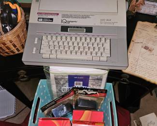Smith Corona Intelligently Quiet #450 Electric Typewriter & Supplies!