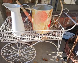Wrought Iron Cart!