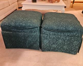 Johnson’s Fine Furniture Evergreen Ottomans!