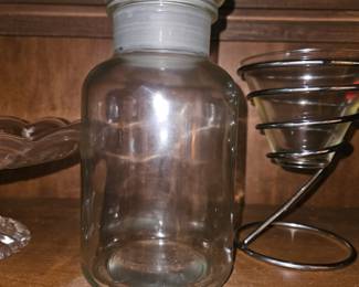 Vtg Apothecary Jar 1L!