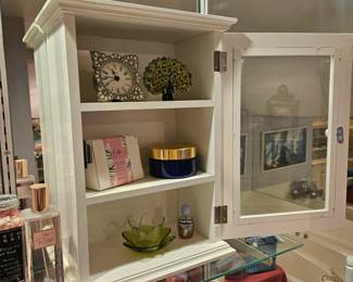 White Glass Front Cabinet!