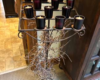 Wrought Iron Votive Stand!