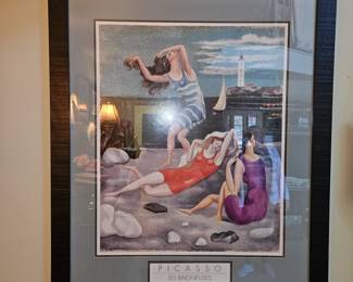 Picasso 3 Ladies Bathing Framed Print!