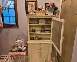 White Bathroom Cabinet!