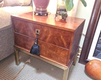 Hammaray Burl Wood Top End Table!