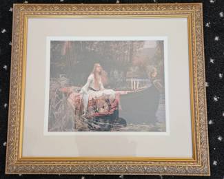 Lady of Shalott #8595 Framed Print!