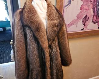 Jacobson’s Died Racoon ¾ Coat!