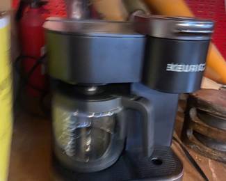 Keurig coffee set.