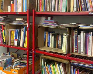 Lots of children’s books.