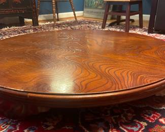 Japanese traditional dining table with legs down. 