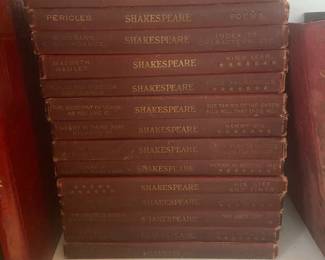 Set of Shakespeare books.