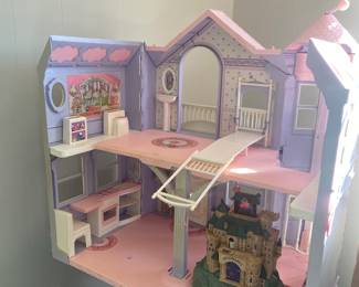 Barbie Victorian Dollhouse with furniture.
