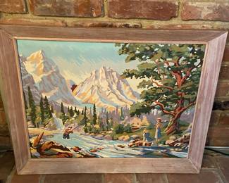 Vintage Paint by Number.