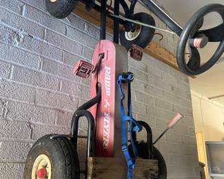 Radio Flyer go-cart.