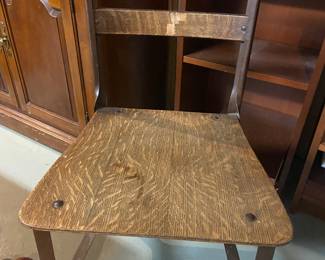 Vintage schoolroom chair.
