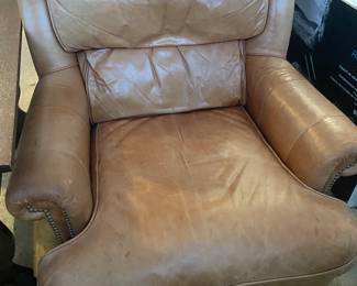 Hickory Manor Leather Chair.