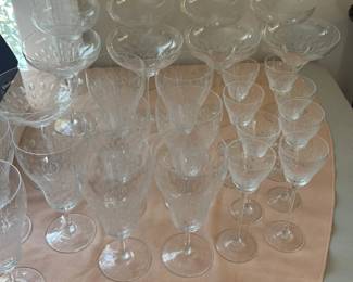 Set of vintage Rosenthal glassware.