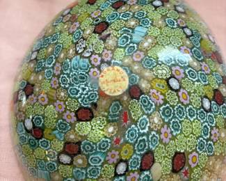 Murano glass Millefiori bowl.