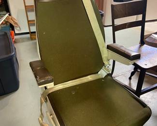 Vintage airplane seat.