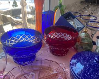 Depression glass and more.