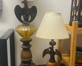 Federal eagle lamps.