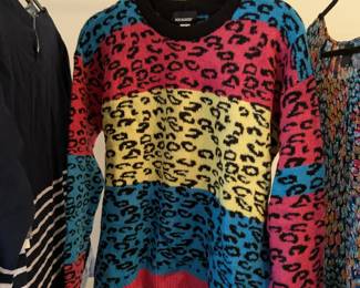 Joe Boxer Cheetah Print Sweater 