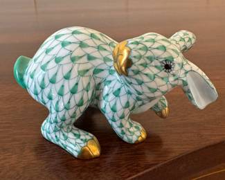 Herend Porcelain Rabbit Figurine