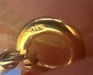 14K Gold Necklace with 12K Gold Filled Pendant