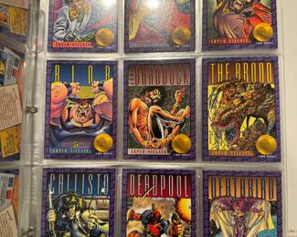 Marvel Superhero Trading Cards 1990-1993 Editions (Approx 575 cards total)