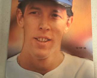 Topps Orel Hershiser Embossed Card 12 of 30 set