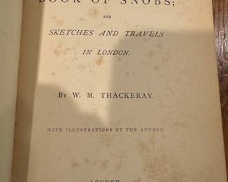 The Book of Snobs - W. M. Thackeray - Smith, Elder & Co. - 1869